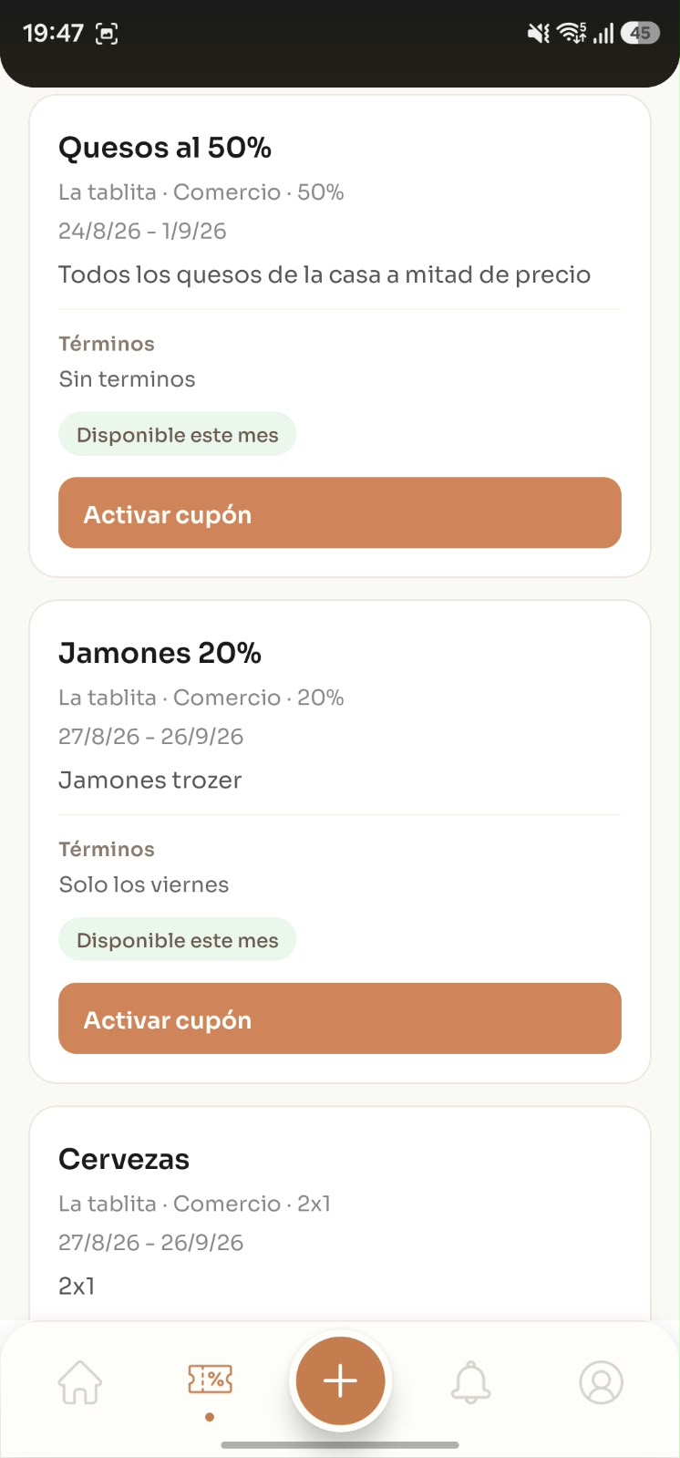 Cupones de descuento